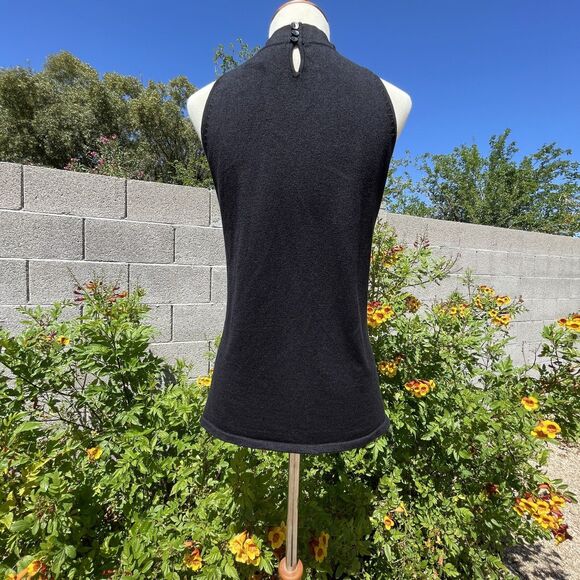 Nicole Studio Beaded Black Tank Top Sz 8 Medium Tank Top Beaded Going Out Top M - Picture 5 of 15